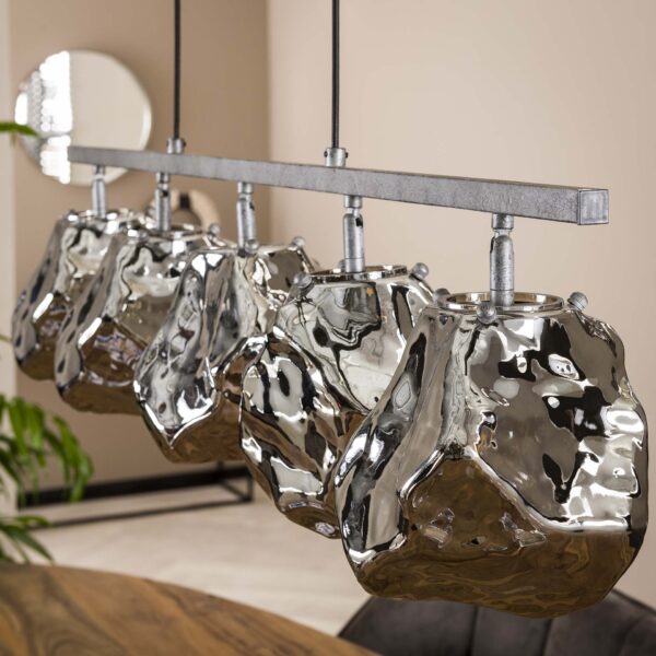 D - Hoyz - Hanglamp Rock - 5 Lampen - Rotsvorm - Industrieel