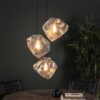 D - Hoyz - Hanglamp Rock Clear - 3 Lampen - Getrapt - Industrieel