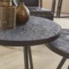 f2cb-4b74-4436-945d-2f459f5fc348.jpg D - Hoyz - Bijzettafel Yucon black - Set van 2 - Zwart - 50x50x45