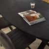 D - Hoyz - Eetkamertafel Yucon Black - Ovaal - 240x105x77cm - Hout