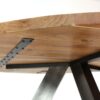 f358-62af-4026-a88b-c91dd37119ea.jpg D - Hoyz - Eetkamertafel Rond - Ø135 - Zwart RVS Onderstel - Hout - Bruin
