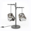 D - Hoyz - Tafellamp Rock - 2 Lampen - Industrieel - 47x22x60