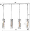 D - Hoyz - Industriele Hanglamp - 4 Lampen - Spiraal