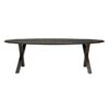 D - Hoyz - Eetkamertafel Yucon Black - Ovaal - 240x105x77cm - Hout