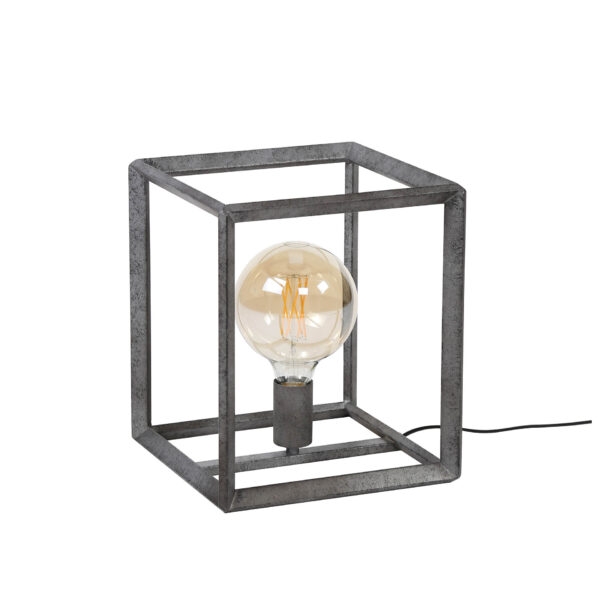 fb94-950c-479f-a67d-25370b152377.jpg D - Hoyz - Tafellamp Industrieel - 45 Graden Buis - Frame - Grijs/Zwart