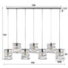 fc13-662f-4372-97da-5556db0da902.jpeg D - Hoyz - Industriële Hanglamp met 7 lampen - Diameter Ø20 - Grijs - 140CM - Hanglamp