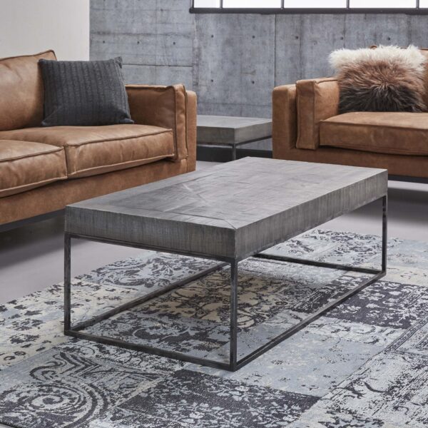 fe8b-e479-4652-9ec5-b76adc5cd7ad.jpg D - Hoyz- Salontafel Grado - Grijs Afgewerkt - Mangohout - 120x60x40cm