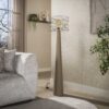 Hoyz Collection - Vloerlamp Curl - Beige - 40x40x145 cm