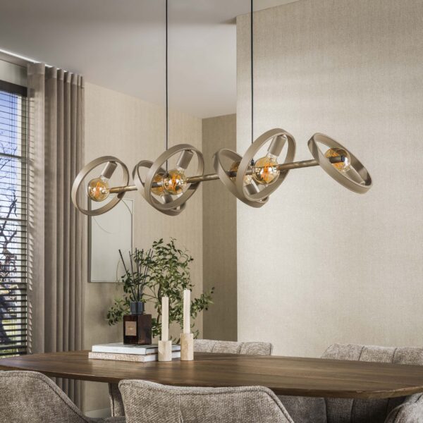 Hoyz Collection - Hanglamp Hover 6-lichts - Beige