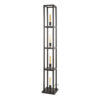 Hoyz Collection - Vloerlamp Quadra 4-lichts - Artic Zwart