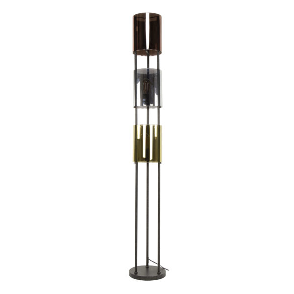 Hoyz Collection - Vloerlamp Lucente Tricolore 3-lichts - Artic Zwart