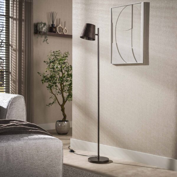 Hoyz Collection - Vloerlamp Flex - Bruin - 18x37x157 cm