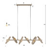 Hoyz Collection - Hanglamp Hover 6-lichts - Beige