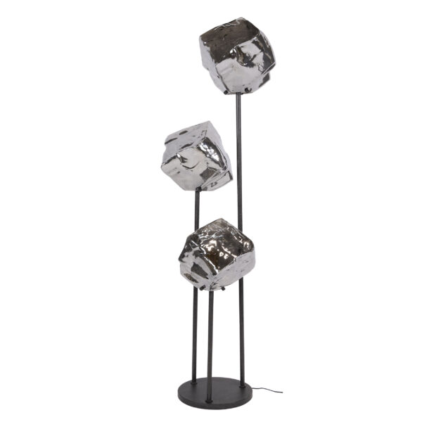 31b8-4080-4eec-be7f-625f3519cda8.jpg Hoyz Collection - Vloerlamp Rock - Zilver - 50x50x165 cm