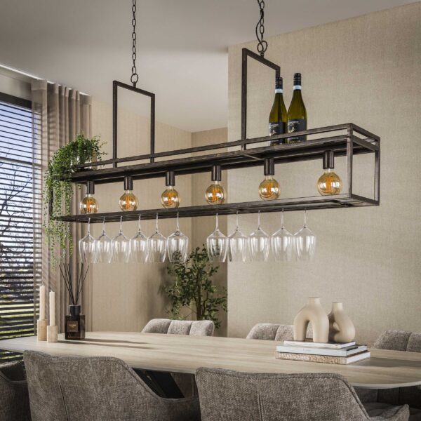 Hoyz Collection - Hanglamp Decorate - Bruin - 28x160x150 cm