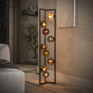 5a37-b105-409d-888c-ba56d2f360c1.jpg Hoyz Collection - Vloerlamp Stellar - Zwart - 34x34x150 cm
