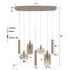 5bd3-1138-45b0-ab06-e9642ba43fec Hoyz Collection - Hanglamp Serene - Beige - 45x110x150 cm