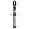 Hoyz Collection - Vloerlamp Lucente Tricolore 3-lichts - Artic Zwart