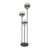 Hoyz Collection - Vloerlamp Bubble Shaded 3-lichts - Artic Zwart