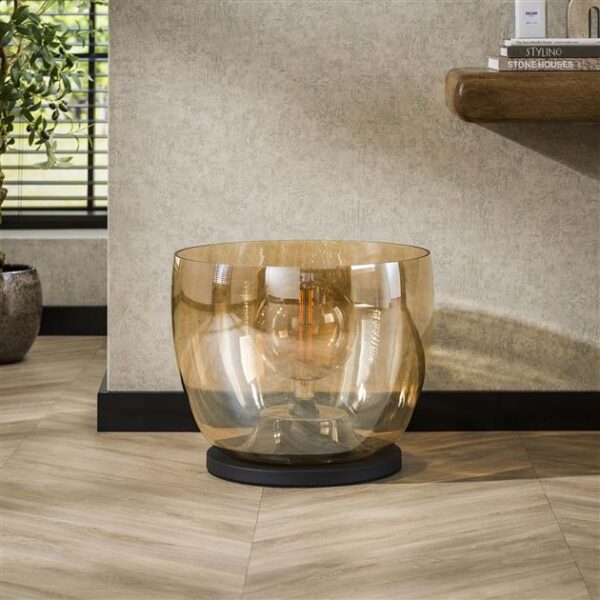 6380-9b93-43c7-b14f-75ee2e6c057f.jpg Hoyz Collection - Vloerlamp UP XXL - Amberkleurig Glas - Ø48