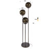 Hoyz Collection - Vloerlamp Stellar - Bruin - 32x32x164 cm