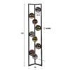 Hoyz Collection - Vloerlamp Stellar - Zwart - 34x34x150 cm
