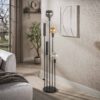785f-3d5a-4ef4-aa43-de86916e84a3.jpg Hoyz Collection - Vloerlamp Sfera - Zwart - 38x38x175 cm