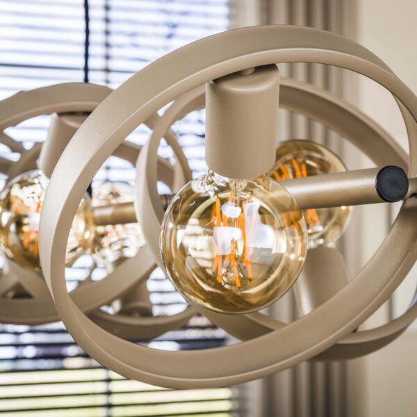 Hoyz Collection - Hanglamp Hover 8-lichts - Beige