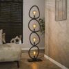 Hoyz Collection - Vloerlamp Pebble 4-lichts - Artic Zwart
