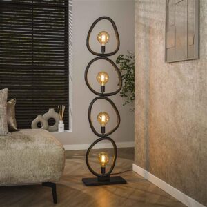 7e87-7a4a-4a4c-b35d-7fb22677c4ae.jpg Hoyz Collection - Vloerlamp Pebble 4-lichts - Artic Zwart