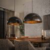 Hoyz Collection - Hanglamp Dome 2-lichts Ø60cm - Urban Bruin