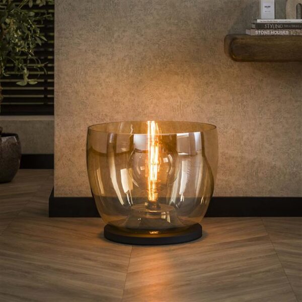 8f09-c320-4562-82fa-10e0f2551d42.jpg Hoyz Collection - Vloerlamp UP XXL - Amberkleurig Glas - Ø48