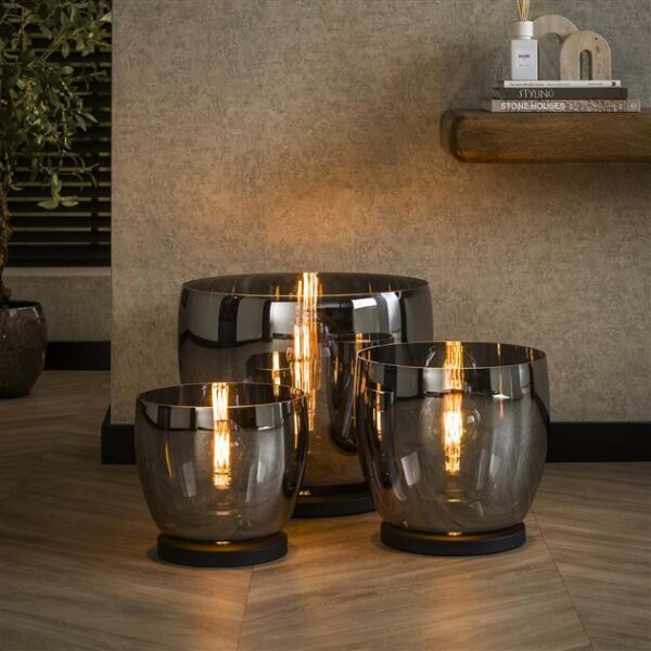 915a-a93d-4766-bc4c-b11de005e8fc.jpg Hoyz Collection - Vloerlamp UP XXL - Smoke grijs Glas - Ø48