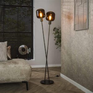a334-d437-43ed-9d9b-5a14b6d556da.jpg Hoyz Collection - Vloerlamp Bronza 2-lichts - Sienna Brown