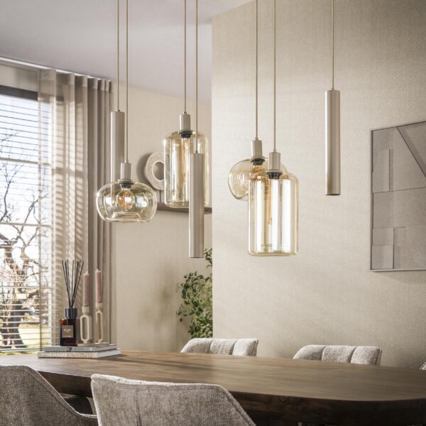 a73c-8b26-451f-bd8d-6bee6d7bbb44 Hoyz Collection - Hanglamp Serene - Beige - 45x110x150 cm