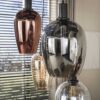 Hoyz Collection - Hanglamp Amfora - Zwart - 37x120x150 cm