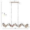 Hoyz Collection - Hanglamp Hover 8-lichts - Beige