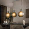 Hoyz Collection - Hanglamp Bubble Frosted 3-lichts - Frosted Grijs