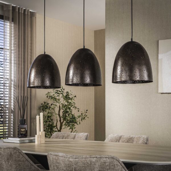 ba2c-d2b8-4aab-b8cc-de3627d85cb0 Hoyz Collection - Hanglamp Kosmos - Bruin - 30x120x150 cm