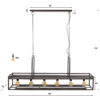 Hoyz Collection - Hanglamp Decorate - Bruin - 28x160x150 cm