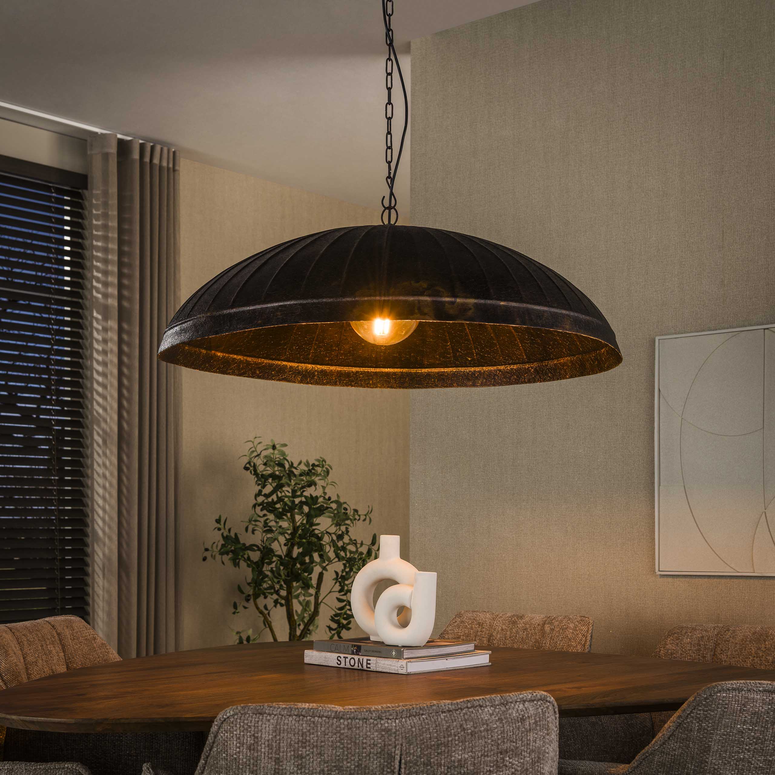 Hoyz Collection - Hanglamp Guard - Bruin - 90x90x150 cm