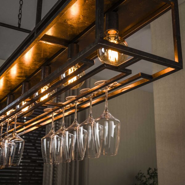 Hoyz Collection - Hanglamp Decorate - Bruin - 28x160x150 cm