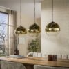 Hoyz Collection - Hanglamp Bubble - Goud - 29x115x150 cm