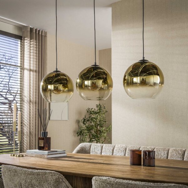 Hoyz Collection - Hanglamp Bubble - Goud - 29x115x150 cm