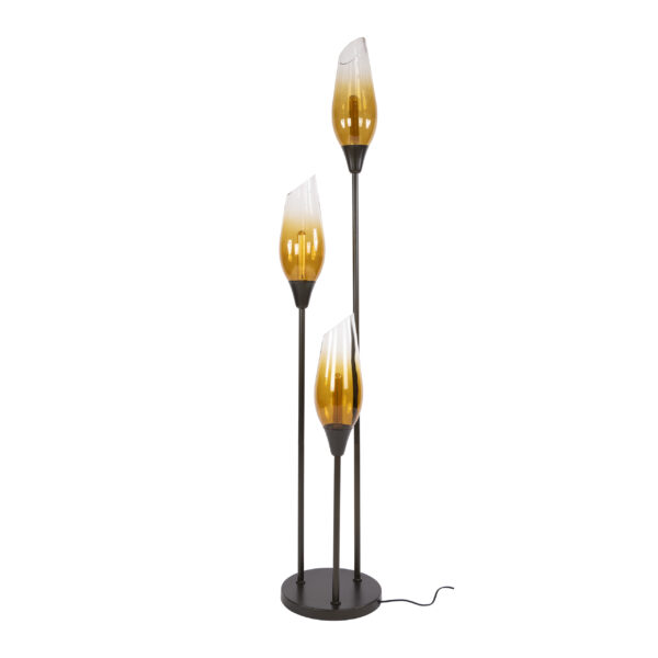 Hoyz Collection - Vloerlamp Cocoon - Bruin - 35x35x168 cm