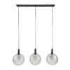 Hoyz Collection - Hanglamp Bubble Frosted 3-lichts - Frosted Grijs