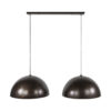 Hoyz Collection - Hanglamp Dome 2-lichts Ø60cm - Urban Bruin