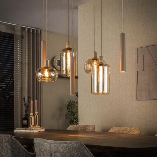 e746-d2d7-424d-94d9-8216e7c53663 Hoyz Collection - Hanglamp Serene - Beige - 45x110x150 cm