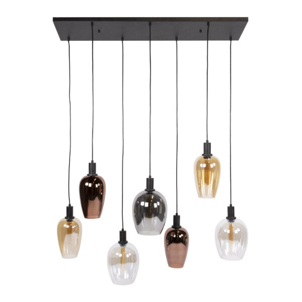 Hoyz Collection - Hanglamp Amfora - Zwart - 37x120x150 cm