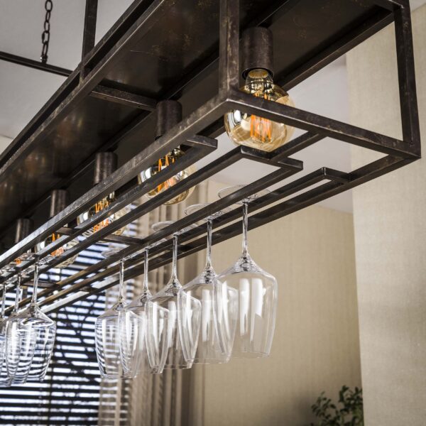 Hoyz Collection - Hanglamp Decorate - Bruin - 28x160x150 cm